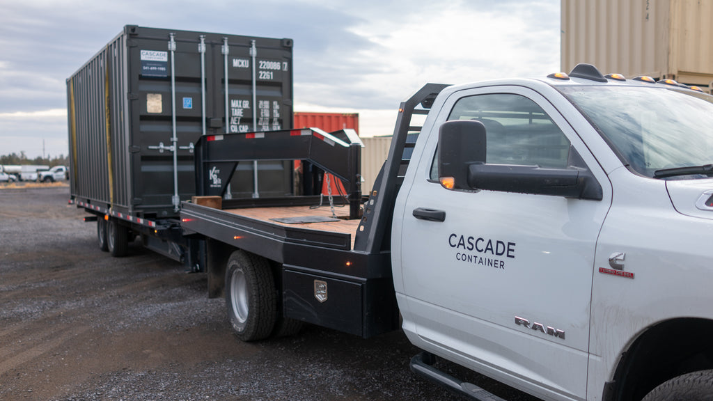 Cascade Vaults Delivery Truck