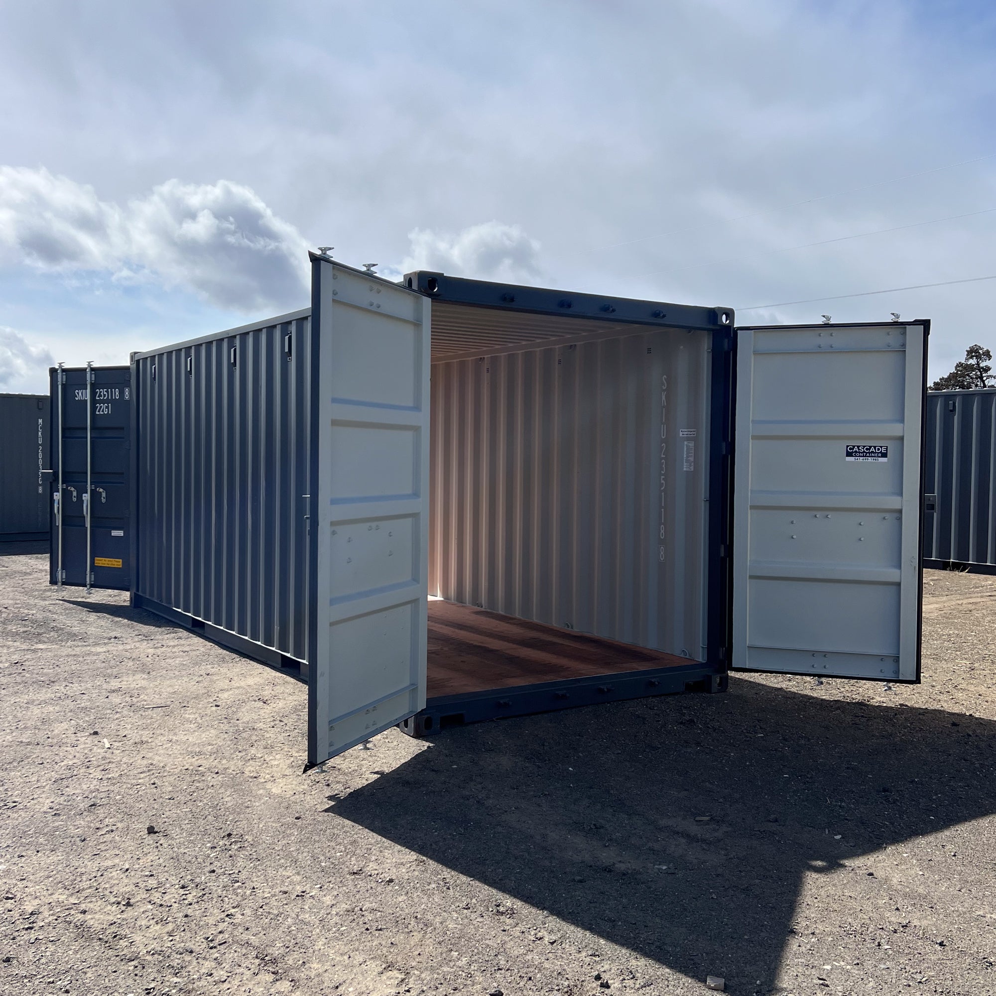 20' Standard Double Door One Trip Shipping Container — photo 4