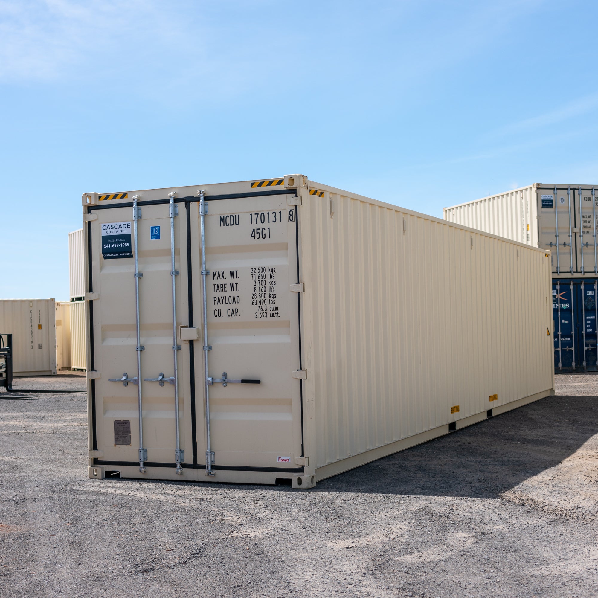 40' High Cube One Trip Shipping Container — photo 7