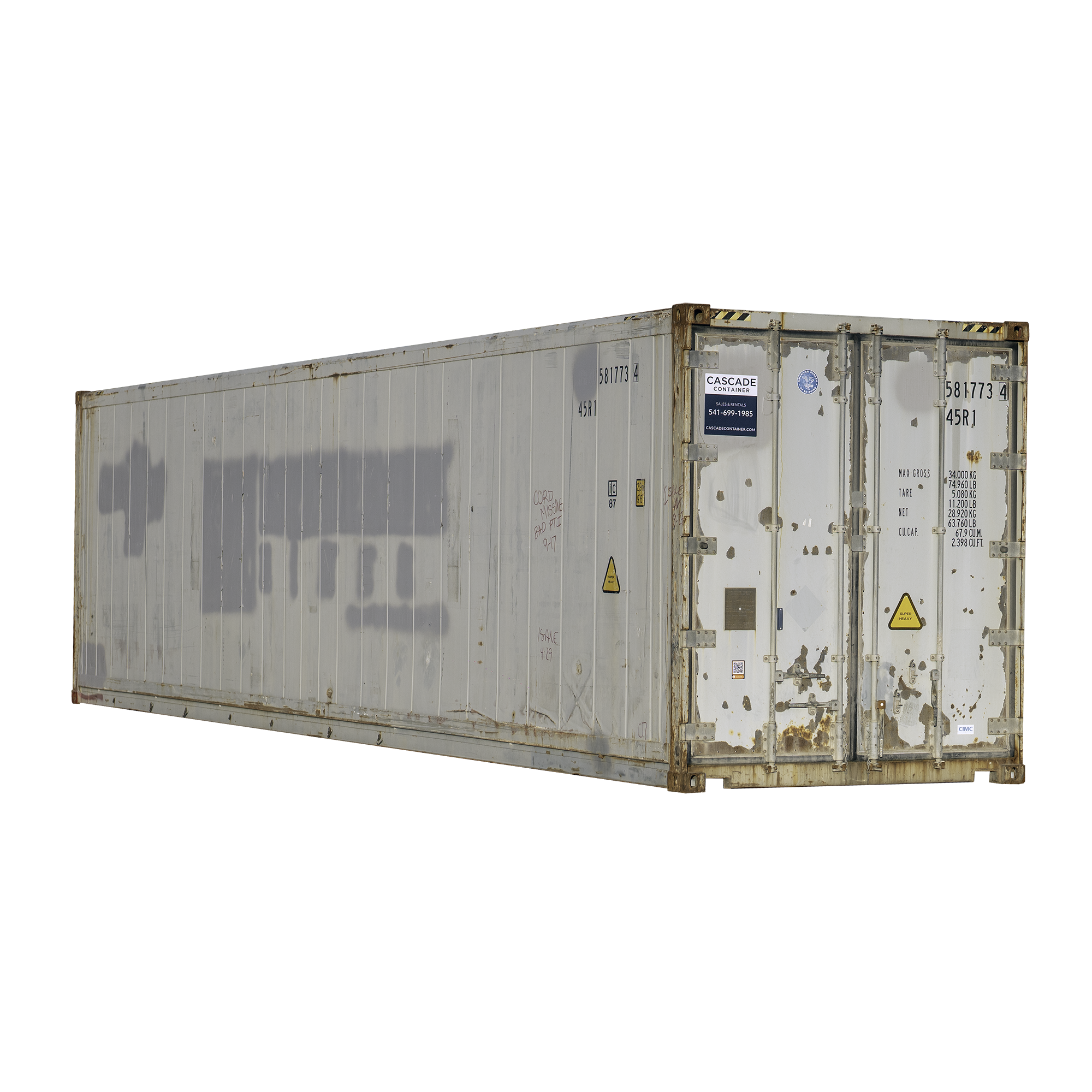 40' HC Insulated Container Used